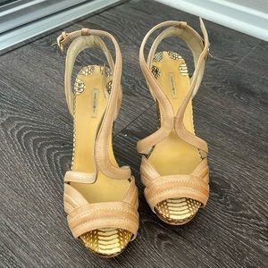 Max Studio Snake Skin Heels‎ - 6